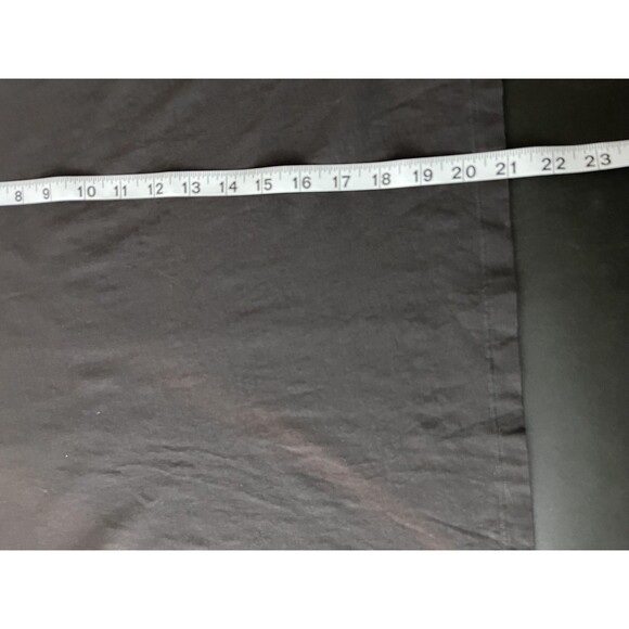 Lululemon Shirt Womens 6 Black Pima Cotton Mock Neck Cropped Boxy Tee Oversized - Picture 5 of 5